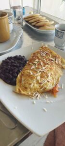 Desayuno de omelet